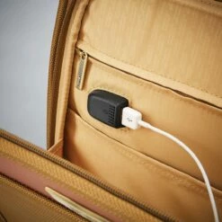 Hartmann Ratio Classic Deluxe 2 Domestic Carry On Spinner -LEXINGTON LUGGAGE Sales 1209312016 DomesticCO USB Port Stylized 1