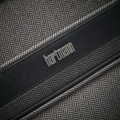Hartmann Herringbone Deluxe Medium Journey Expandable Spinner -LEXINGTON LUGGAGE Sales 123120 2363 LOGO 11