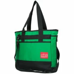 Manhattan Portage Downtown Todt Hill Tote Bag -LEXINGTON LUGGAGE Sales 1321hp grn angle 1 1