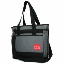 Manhattan Portage Downtown Todt Hill Tote Bag -LEXINGTON LUGGAGE Sales 1321hp gry angle 1 1