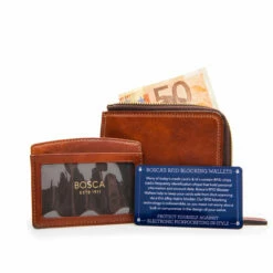 Bosca Dolce Euro Zip Wallet - RFID -LEXINGTON LUGGAGE Sales 168 217 5