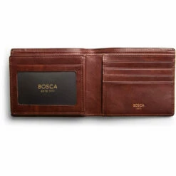 Bosca Dolce Euro 8 Pocket Deluxe Executive Wallet W/Passcase -LEXINGTON LUGGAGE Sales 198 218 4