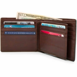 Bosca Dolce Euro 8 Pocket Deluxe Executive Wallet W/Passcase -LEXINGTON LUGGAGE Sales 198 218 5