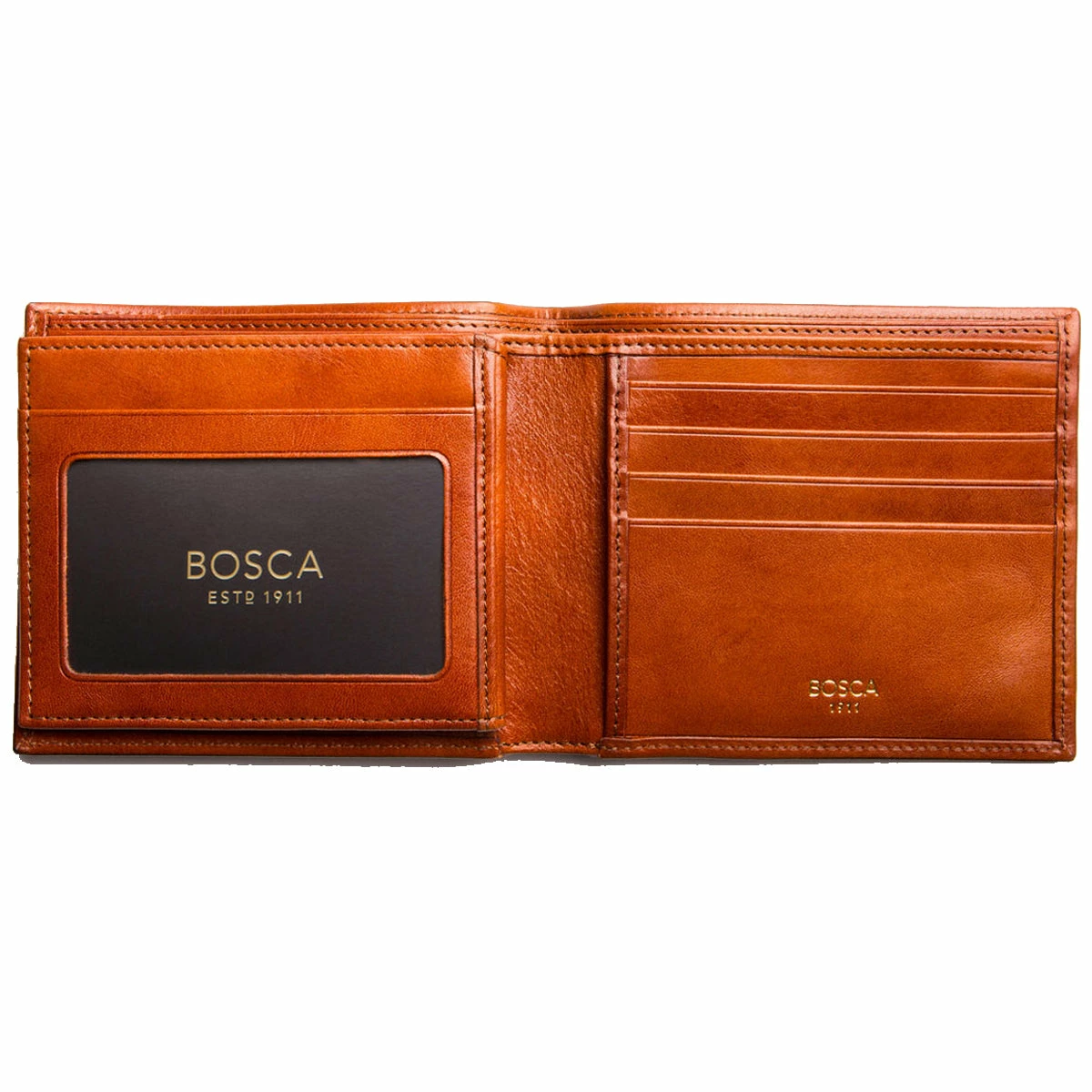 Bosca Old Leather Euro 8 Pocket Deluxe Executive Wallet W/Passcase 9 Bosca Old Leather Euro 8 Pocket Deluxe Executive Wallet W/Passcase - Image 7