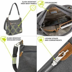 Travelon Anti-Theft Heritage Hobo Bag 17 Travelon Anti-Theft Heritage Hobo Bag -LEXINGTON LUGGAGE Sales 33072 540 5