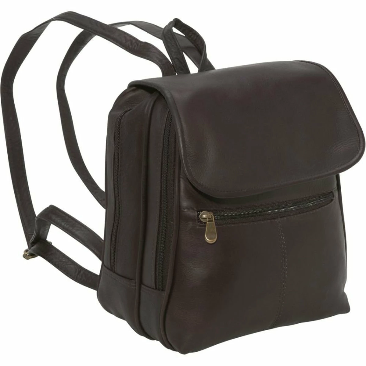 LeDonne Leather Women's Organizer Backpack/Purse 3 LeDonne Leather Women's Organizer Backpack/Purse