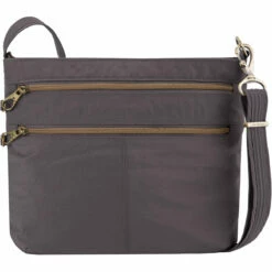 Travelon Anti-Theft Signature Double Zip Crossbody -LEXINGTON LUGGAGE Sales 43329 531 MAIN