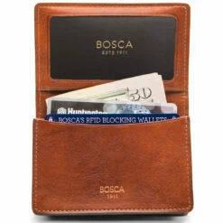 Bosca Dolce Gusset 2 Pocket Card Case W/ID - RFID -LEXINGTON LUGGAGE Sales 449 217 5