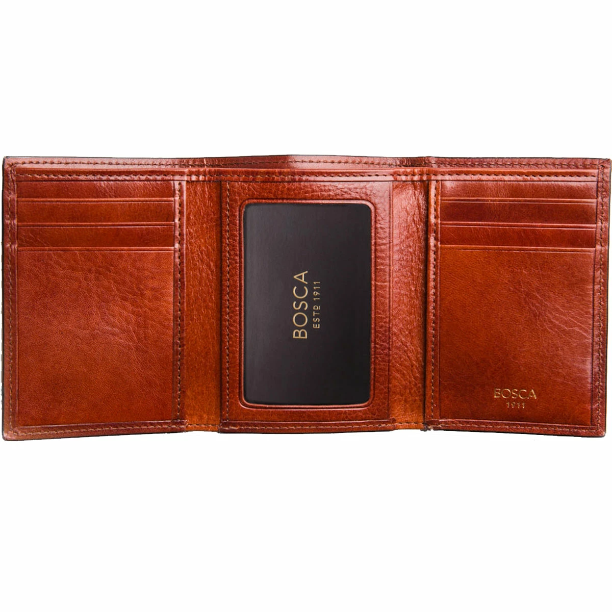 Bosca Old Leather Double ID Trifold - RFID 9 Bosca Old Leather Double ID Trifold - RFID - Image 7