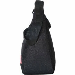 Manhattan Portage Midnight Nolita Shoulder Bag Black -LEXINGTON LUGGAGE Sales 6056MDN BLK SIDE