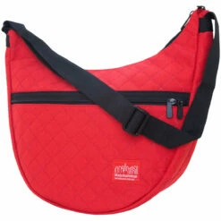 Manhattan Portage Quilted Nolita Shoulder Bag -LEXINGTON LUGGAGE Sales 6056QLT RED ANGLE