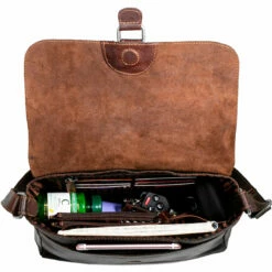 Jack Georges Voyager Olivia Crossbody Bag 7218 -LEXINGTON LUGGAGE Sales 7218 brn interior