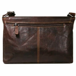 Jack Georges Voyager Olivia Crossbody Bag 7218 -LEXINGTON LUGGAGE Sales 7218brn back