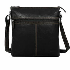 Jack Georges Voyager Large City Crossbody 7299 -LEXINGTON LUGGAGE Sales 7299blk front
