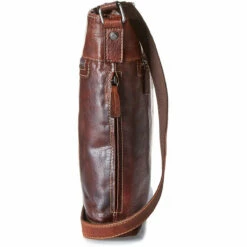 Jack Georges Voyager Crossbody 7312 -LEXINGTON LUGGAGE Sales 7312brn side
