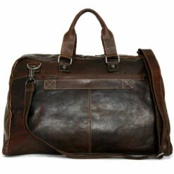 Jack Georges Voyager Large Convertible Valet Bag 7550 -LEXINGTON LUGGAGE Sales 7550brn back
