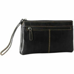 Jack Georges Voyager Zippered Wristlet Clutch 7723