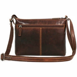 Jack Georges Voyager Mini City Crossbody 7810 9 Jack Georges Voyager Mini City Crossbody 7810 -LEXINGTON LUGGAGE Sales 7810brn back