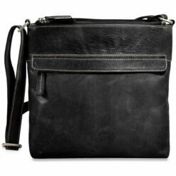 Jack Georges Voyager Zippered Crossbody HoBo Bag 7832 -LEXINGTON LUGGAGE Sales 7832blk