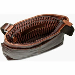 Jack Georges Voyager Small Zippered Crossbody Bag 7880 -LEXINGTON LUGGAGE Sales 7880brn int