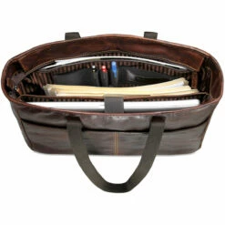 Jack Georges Voyager Business Tote Bag 7917 -LEXINGTON LUGGAGE Sales 7917brn int