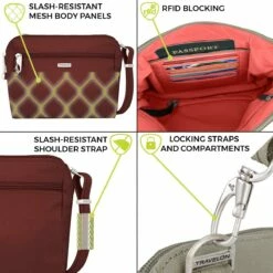 Travelon Anti-Theft Classic Convertible Crossbody And Waist Pack -LEXINGTON LUGGAGE Sales 81pPBocBcaL. AC SL1440