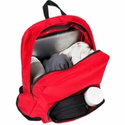 Manhattan Portage Downtown Gravesend Backpack -LEXINGTON LUGGAGE Sales 8213hp red inside