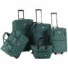 American Flyer Pemberly Buckles 5-Piece Luggage Set 1 American Flyer Pemberly Buckles 5-Piece Luggage Set -LEXINGTON LUGGAGE Sales 82900 5 GRN