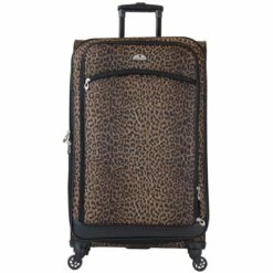 American Flyer Animal Print 5-Piece Spinner Luggage Set 15 American Flyer Animal Print 5-Piece Spinner Luggage Set -LEXINGTON LUGGAGE Sales 85300 5LBLK5