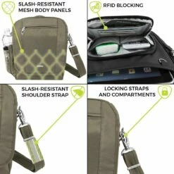 Travelon Anti-Theft Classic Tour Bag -LEXINGTON LUGGAGE Sales 856015105 1