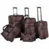 American Flyer Animal Print Leopard 5-Piece Luggage Set -LEXINGTON LUGGAGE Sales 86500 5 LEO