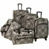American Flyer Silver Clover 5-Piece Spinner Luggage Set -LEXINGTON LUGGAGE Sales 88900 5 BLGR