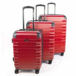 American Flyer Mina 3-Piece Hardside Spinner Luggage Set -LEXINGTON LUGGAGE Sales AF142 ST3 RED 1 scaled 1