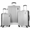 Samsonite Alliance SE 3 Piece Expandable Spinner Set -LEXINGTON LUGGAGE Sales ALLIANCESE ALUMINUMSILVER FULLSET