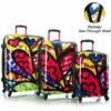 Britto A New Day TRANSPARENT 3pc Spinner Luggage Set -LEXINGTON LUGGAGE Sales Britto Transparent ANewDay set feature 1500x1500 5b1e3628 9e76 4beb 9304 75653dc010fc