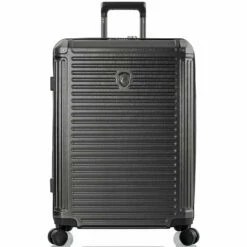 Heys EDGE 26" Expandable Spinner -LEXINGTON LUGGAGE Sales Edge 26 front gunmetal