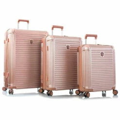 Heys EDGE 3 Piece Expandable Spinner Set -LEXINGTON LUGGAGE Sales Edge set rosegold silvertrolley 750x750 ef7fce1d 64d3 4098 9f8e 0016b531e2c9