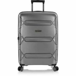Heys Milos 26" Expandable Spinner -LEXINGTON LUGGAGE Sales Milos 26 front grey expandable 1500x1500 b566845a 8fed 4236 9a5b d5a278663503