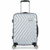 Luggage Tech Monaco SMART LUGGAGE 20" Carry On Spinner -LEXINGTON LUGGAGE Sales Monaco Collection Silver Front 1024x1024 2x 3d3d8b77 f71a 4799 ae34 263bed263054