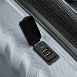 Luggage Tech Monaco SMART LUGGAGE 28" Expandable Spinner 29 Luggage Tech Monaco SMART LUGGAGE 28" Expandable Spinner -LEXINGTON LUGGAGE Sales Monaco Collection Silver USB Port 1024x1024 2x a092269e 723e 47bd a17f 1074cc2cb706