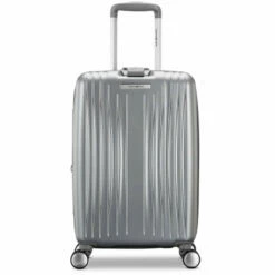 Samsonite Opto 3 Carry On Spinner -LEXINGTON LUGGAGE Sales OPTO 3 Carry On Spinner Arctic Silver