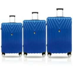 Tucci Bordo T0323 ABS 3pc Luggage Set -LEXINGTON LUGGAGE Sales T0323 03PC NPBLU