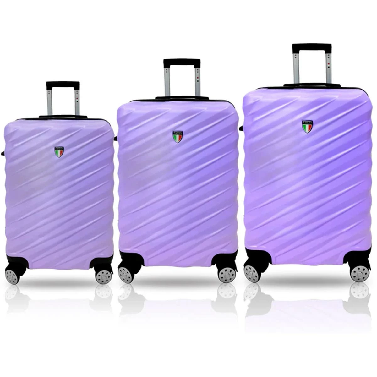 Tucci Storto T0324 ABS 3pc Luggage Set 3 Tucci Storto T0324 ABS 3pc Luggage Set