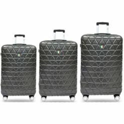 Tucci Tessere T0325 ABS 3pc Luggage Set -LEXINGTON LUGGAGE Sales T0325 03PC DGR