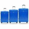 Tucci Alveare T0328 ABS 3pc Luggage Set -LEXINGTON LUGGAGE Sales T0328 3pc blu