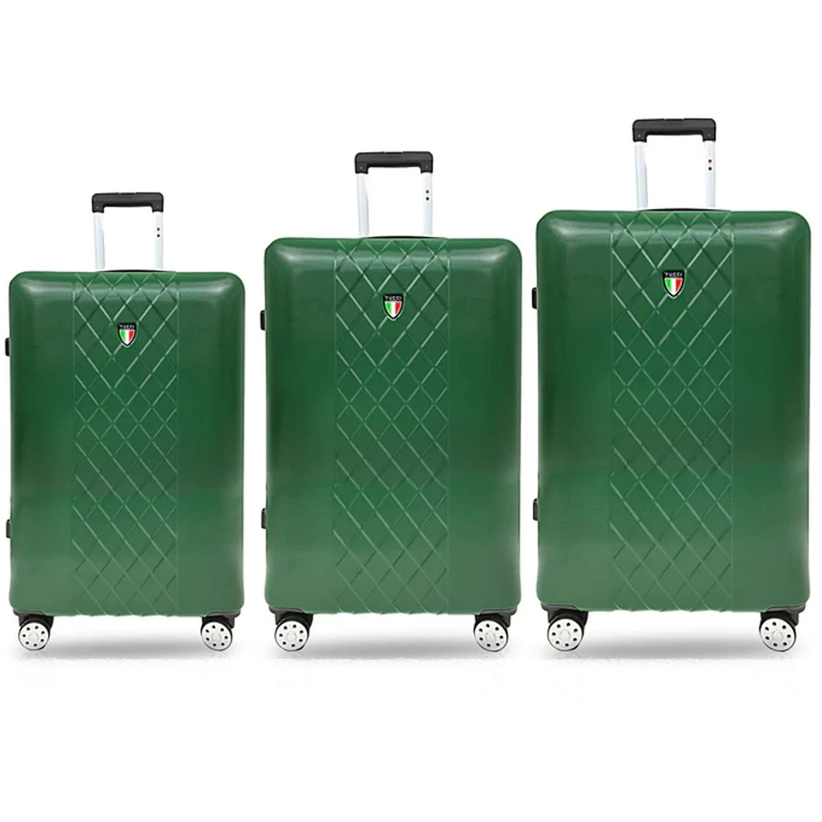 Tucci Borsetta T0330 ABS 3pc Luggage Set 4 Tucci Borsetta T0330 ABS 3pc Luggage Set - Image 2
