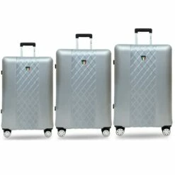 Tucci Borsetta T0330 ABS 3pc Luggage Set 13 Tucci Borsetta T0330 ABS 3pc Luggage Set -LEXINGTON LUGGAGE Sales T0330 03PC silv
