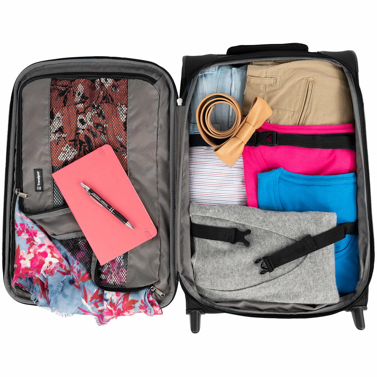 Travelpro Tourlite 22" Expandable Carry On Rollaboard 6 Travelpro Tourlite 22" Expandable Carry On Rollaboard - Image 4