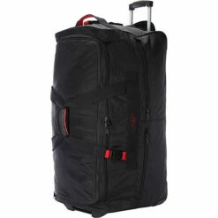 A. Saks EXPANDABLE 31 Inch Ballistic Wheeled Duffel